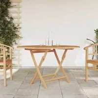 Tavolo da Giardino Pieghevole 120x75 cm Legno Massello di Teak 362618