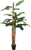 Albero di Banano Artificiale 9 Foglie 120 cm Verdecod mxl 107487