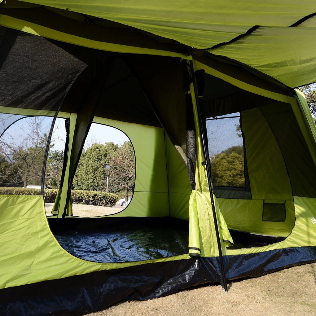 Tenda da Campeggio con Veranda 8 Persone 410x310x225 cm...