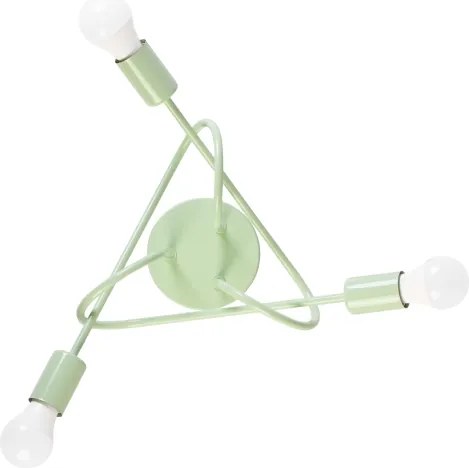 Lampadario a plafone OXFORD 3xE27/15W/230V verde