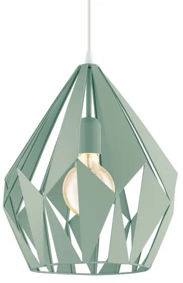 EGLO 49026 - Lampadario a sospensione con filo CARLTON-P 1xE27/60W/230V