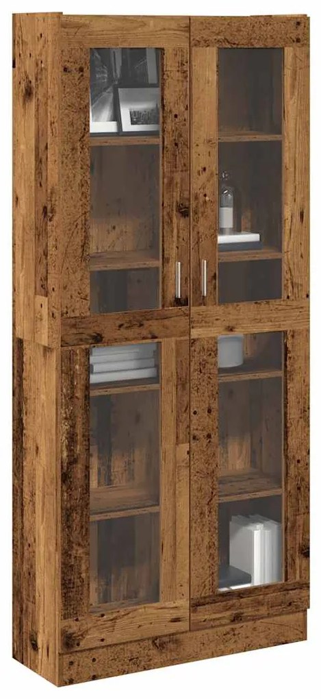 Credenza Legno Antico 82,5x30,5x185 Cm İn Truciolato /
