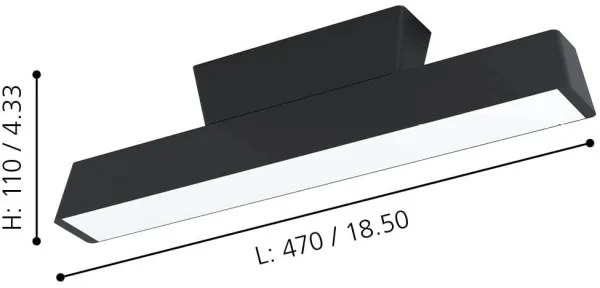 Eglo 99601 - Plafoniera LED RGBW dimmerabile SIMOLARIS-Z LED/16W/230V