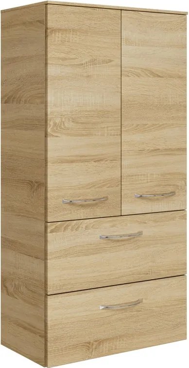 Colonna per mobile bagno PELIPAL 2 cassetti 2 ante P 33 x L 60 x H 121 cm
