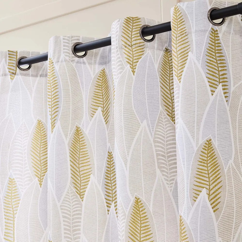 Tenda beige/dorata 140x260 cm Kim – douceur d'intérieur