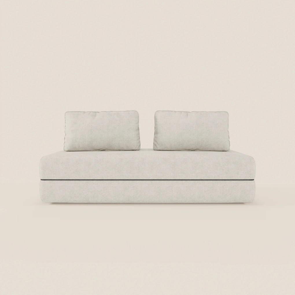 Rift divano letto matrimoniale 2 posti e 3 posti con schienali mobili - materasso alto 22 cm e memory foam in T31