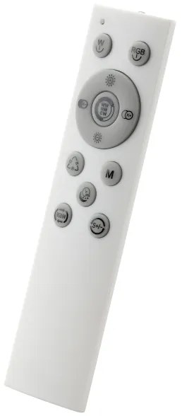 Brilliant-LED RGBW dimmerabile plafoniera BESSON LED/20W/230V 3000-6500K nero+ con telecomando