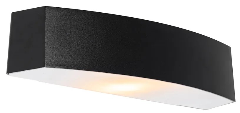 Lampada da parete per esterni moderna nera IP44 - Bojan