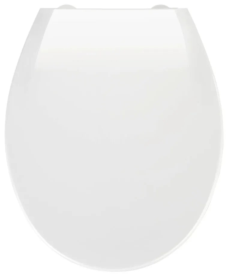 Sedile per wc bianco con chiusura facilitata , 44 x 37 cm Kos - Wenko