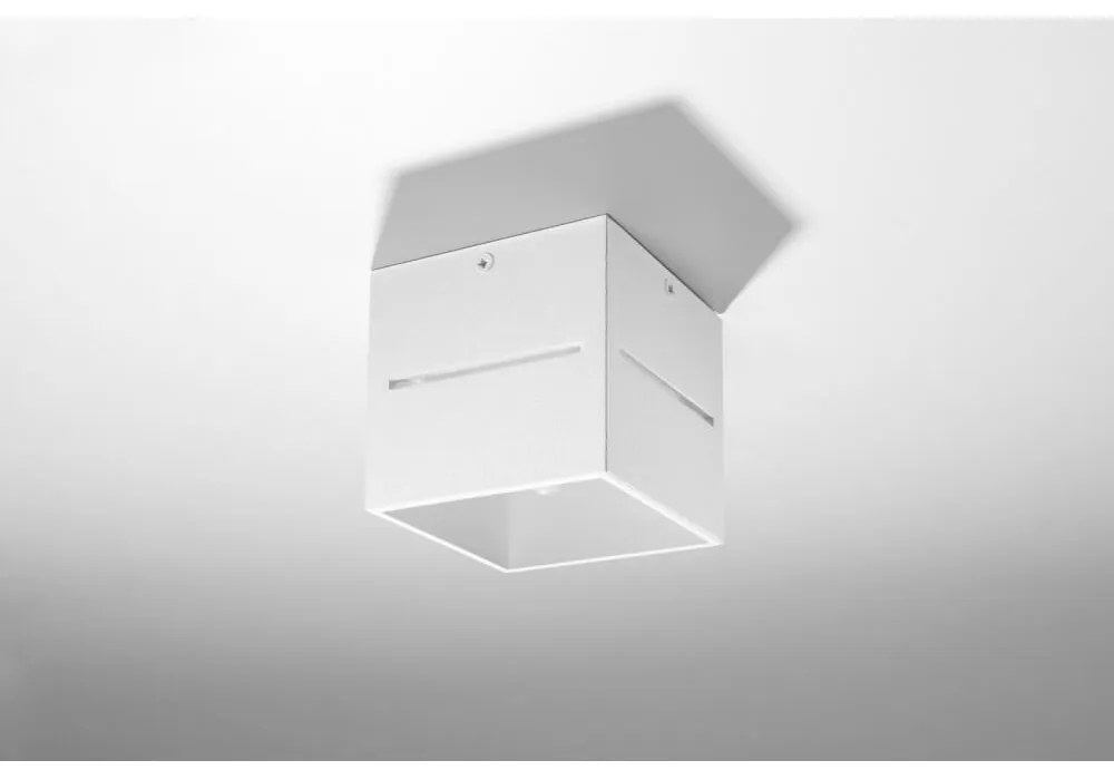 Plafoniera Quadrata da Soffitto in Alluminio LOBO G9 Bianca da interno Colore del corpo Bianco