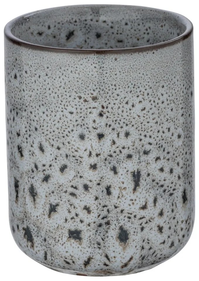 Tazza in ceramica grigia per spazzolini da denti Oviedo - Wenko