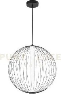 Lampadario a sospensione led sextant nera in manganese 28w 3500lm  ...