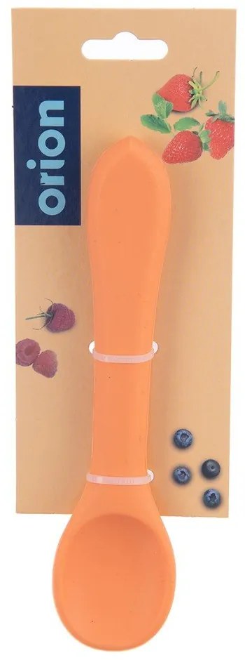 Cucchiaio da bambini arancione in silicone – Orion