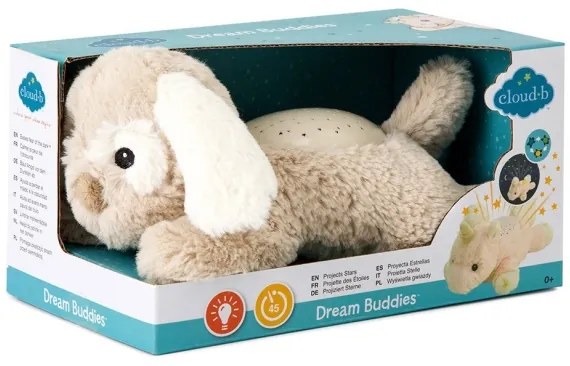 Cloud B - Compagno di coccole con proiettore 2xAAA cane