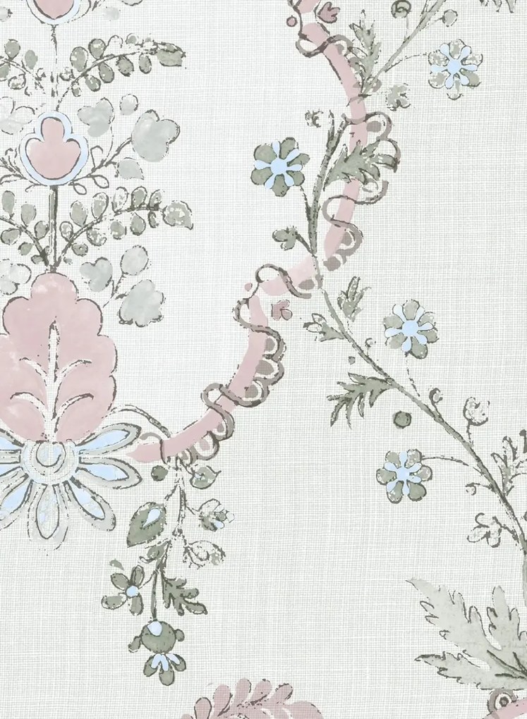 Lewis & Wood Carta da parati Vallance - Myrtle Pink