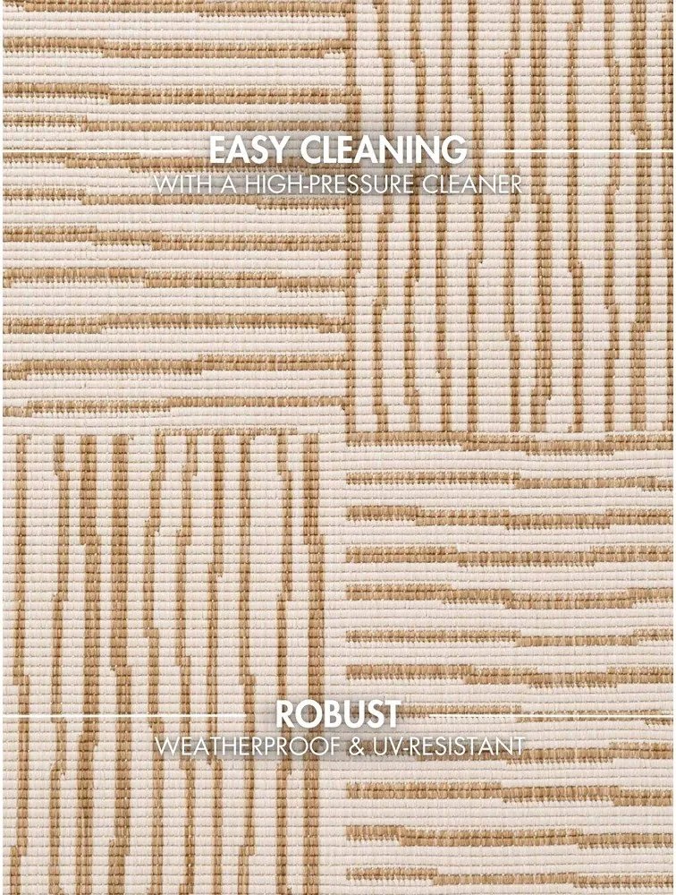 Tappeto da interno/esterno color crema/di colore naturale 200x300 cm Haringey Nightingale – Ted Baker