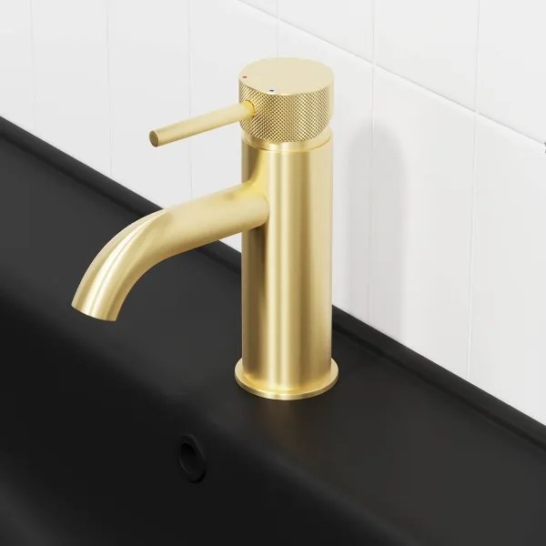 Miscelatore per lavabo ANHOLT 15,6 cm in ottone spazzolato