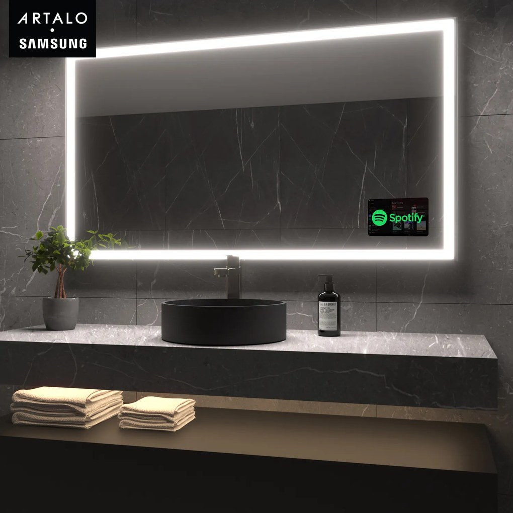 SMART specchio con illuminazione M1 premium + Samsung SmartPanel