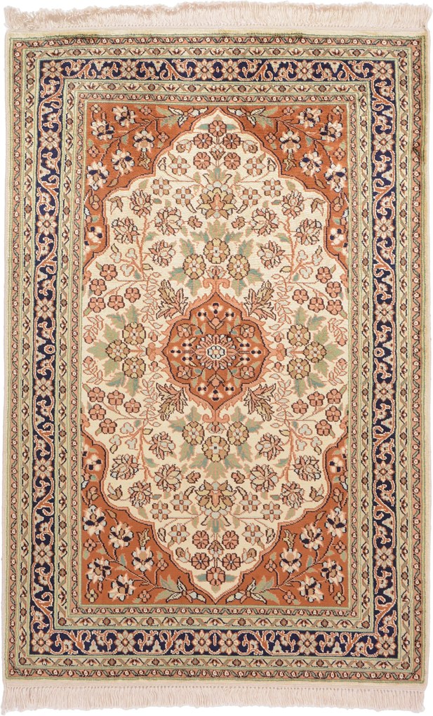Cashmere Silk Tappeto 120x80 (Indian) Annodato A Mano