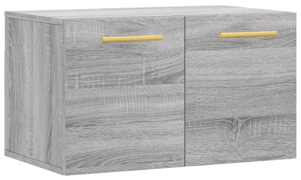 Mobile a parete grigio sonoma 60x36,5x35cm in legno multistrato