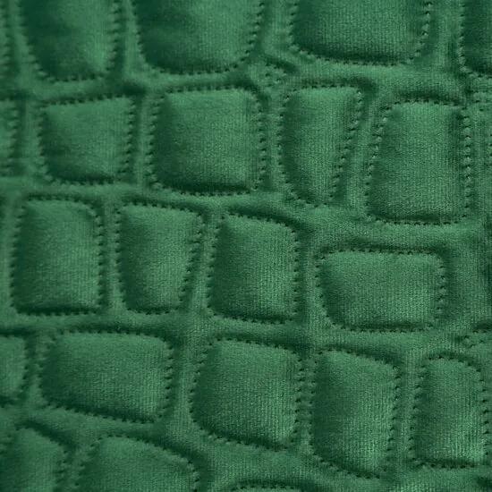 Copriletto di design  SALVIA  in pregiato velluto verde Larghezza: 220 cm | Lunghezza: 240 cm