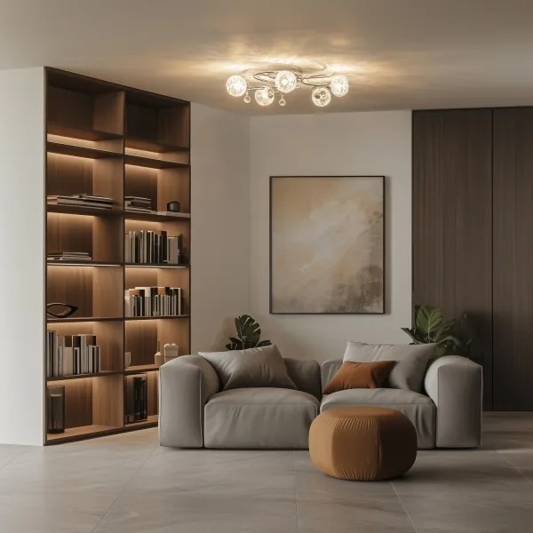 Eglo 32103 - Lampadario a plafone LED VELAGO 5xG9/33W/230V cromo lucido