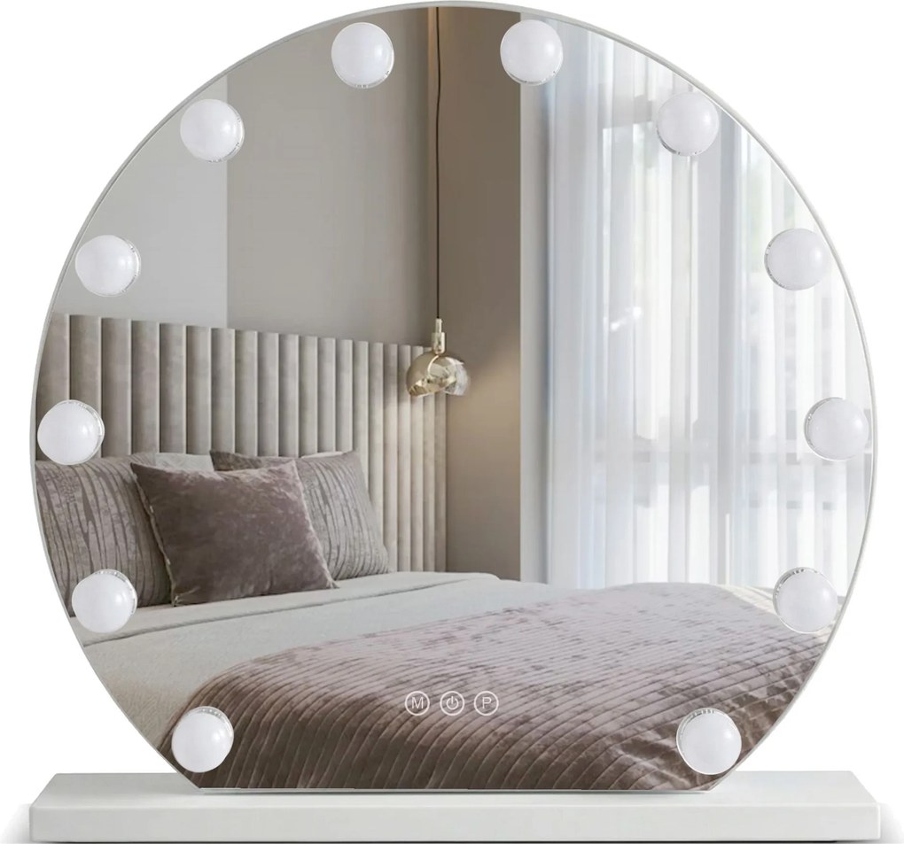 Specchio LED HOLLYWOOD White 50 cm