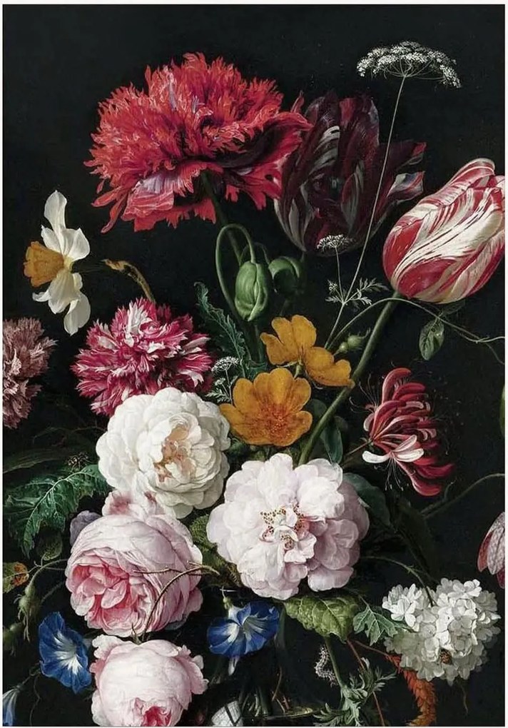 Carta da parati in tessuto non tessuto Golden Age Flowers II