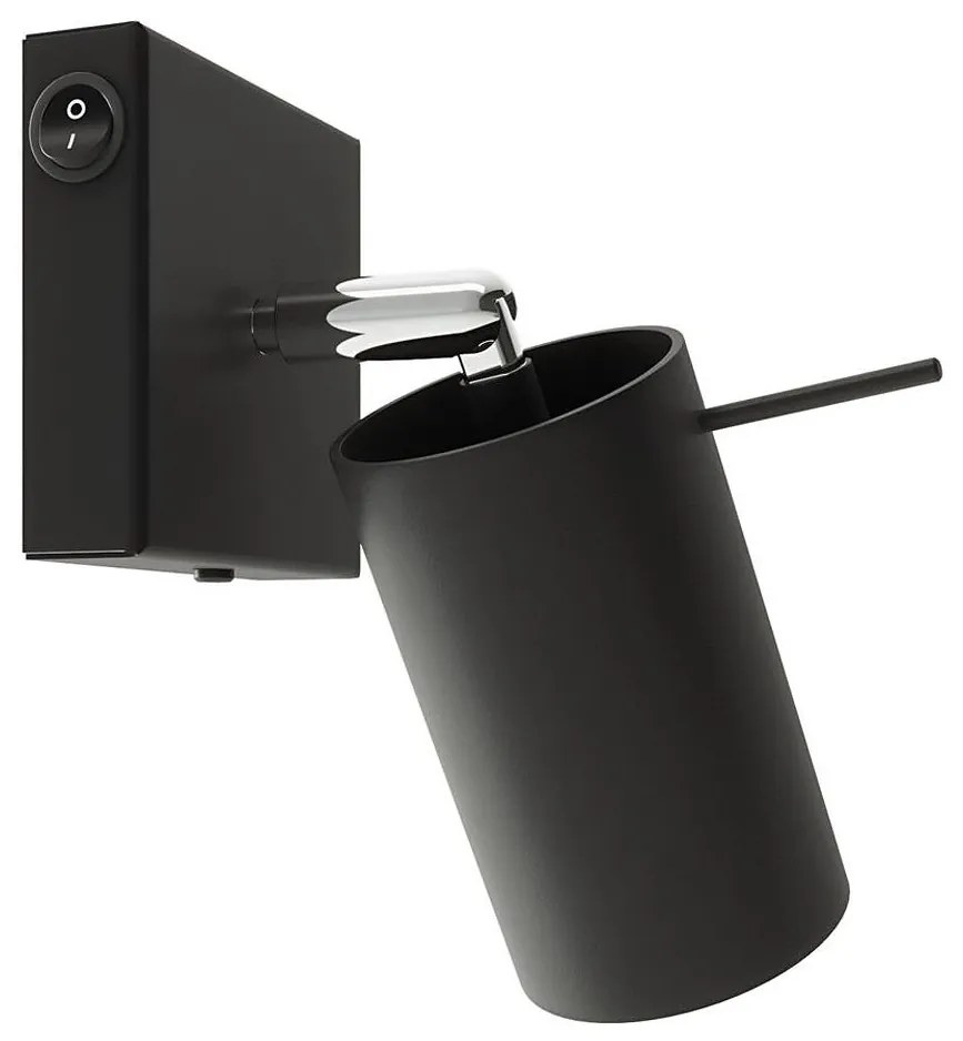 Sollux SL.1049 - Faretto da parete RING 1xGU10/10W/230V nero