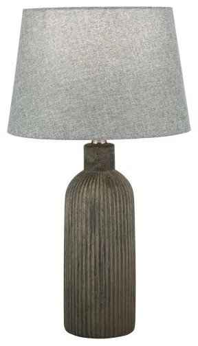 Orion LA 4-1226 - Lampada da tavolo ORCHID 1xE27/40W/230V ceramiche marrone/grigio