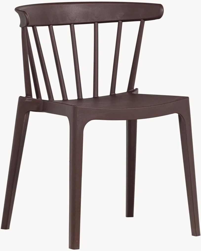 Set di 2 sedie da giardino impilabili Bliss