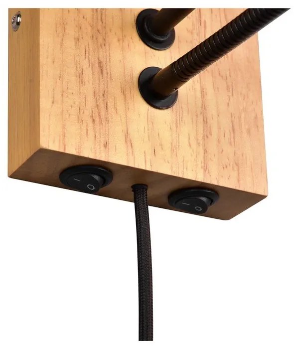 Lampada da parete in colore beige-naturale ø 18 cm Nilam - Trio