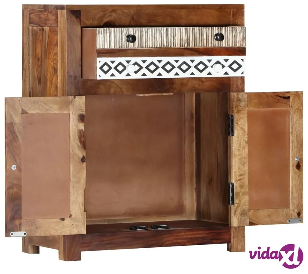 vidaXL Credenza 60x30x75 cm in Legno Massello di Sheesham