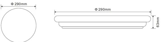 GLOBO 41003-20 - Plafoniera LED TARUG 1xLED/20W/230V
