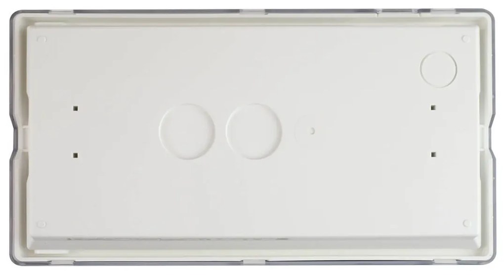 Lampada Emergenza 12W LED 732lm IP65 AutoTest funzione SE / SA Bianca