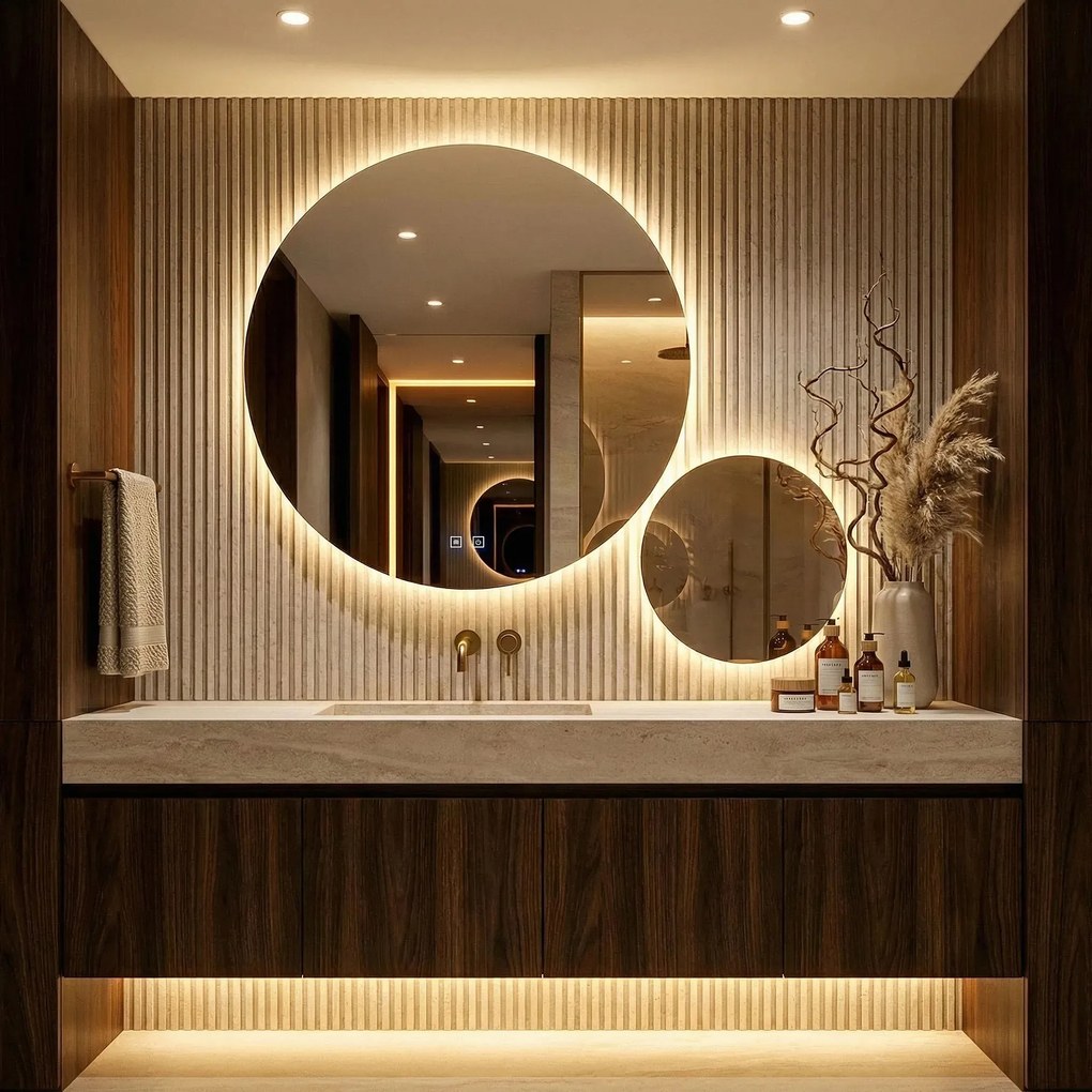 Specchio LED R-9045 90cm + 45cm