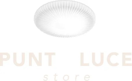 Atrium plafoniera in vetro bianco 3000k led 16w 1550 lm d.35cm