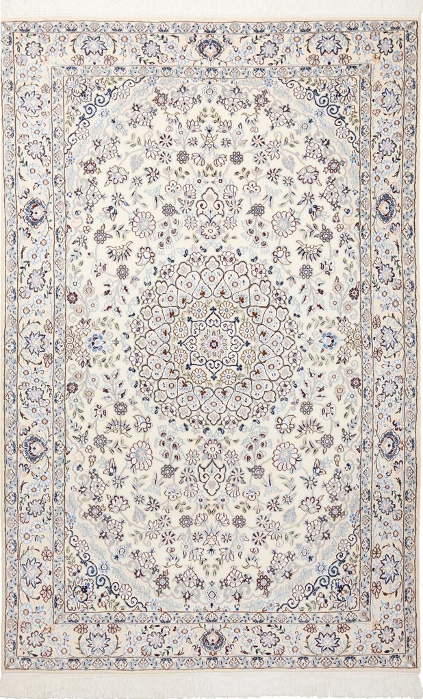 Nain Tappeto persiano 200x130 Beige (Iran) Annodato A Mano
