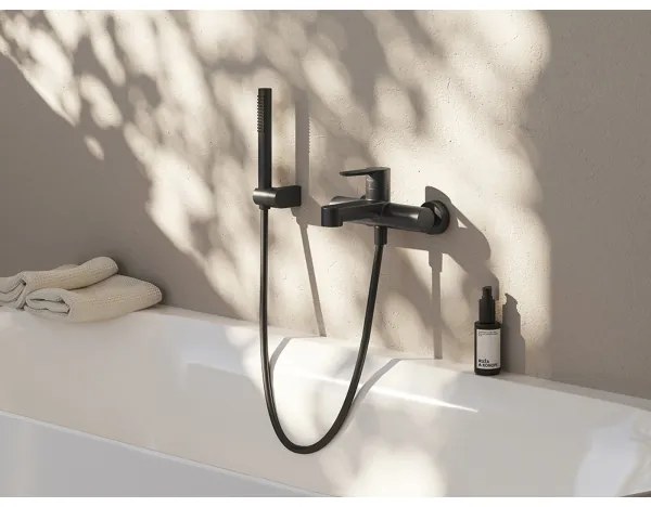 Ravak X07P568 - Flessibile doccia in plastica, 150 cm, nero