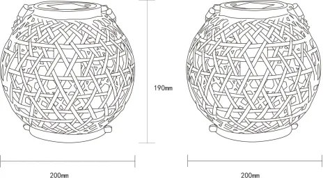 Globo 36659 - Lampada LED solare LED/0,02W/3V IP44