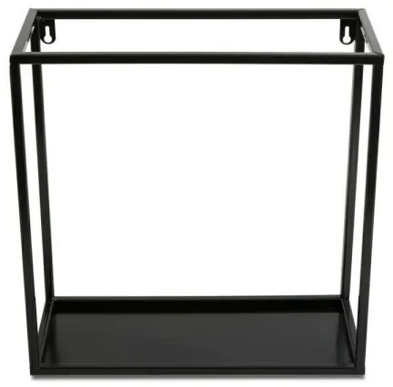 Mensola a muro 35x35 cm nera