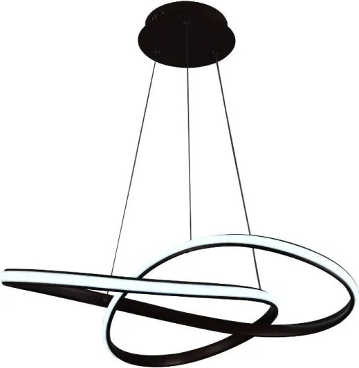 Brilagi - Lampadario a sospensione con filo LED dimmerabile COSMOWAVE LED/70W/230V 3000-6500K marrone + +TC