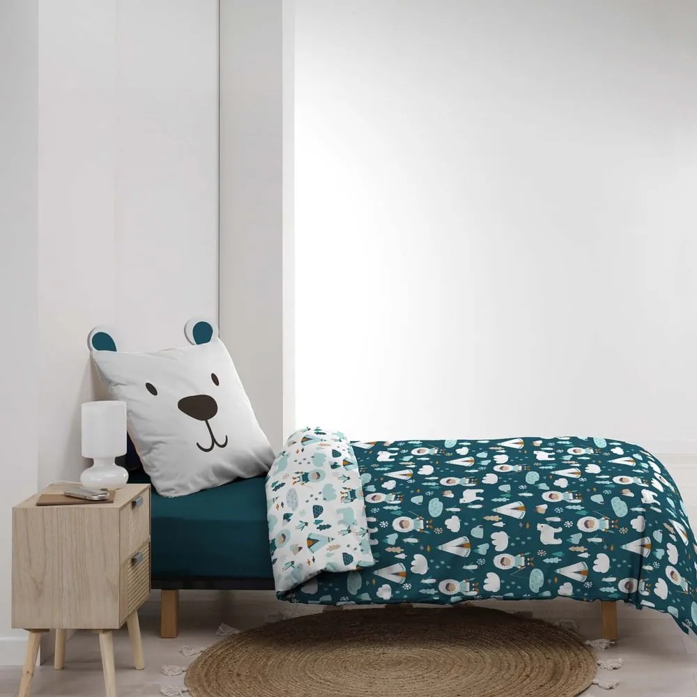 Biancheria da letto per bambini in cotone per letto singolo 140x200 cm Igloo - douceur d'intérieur