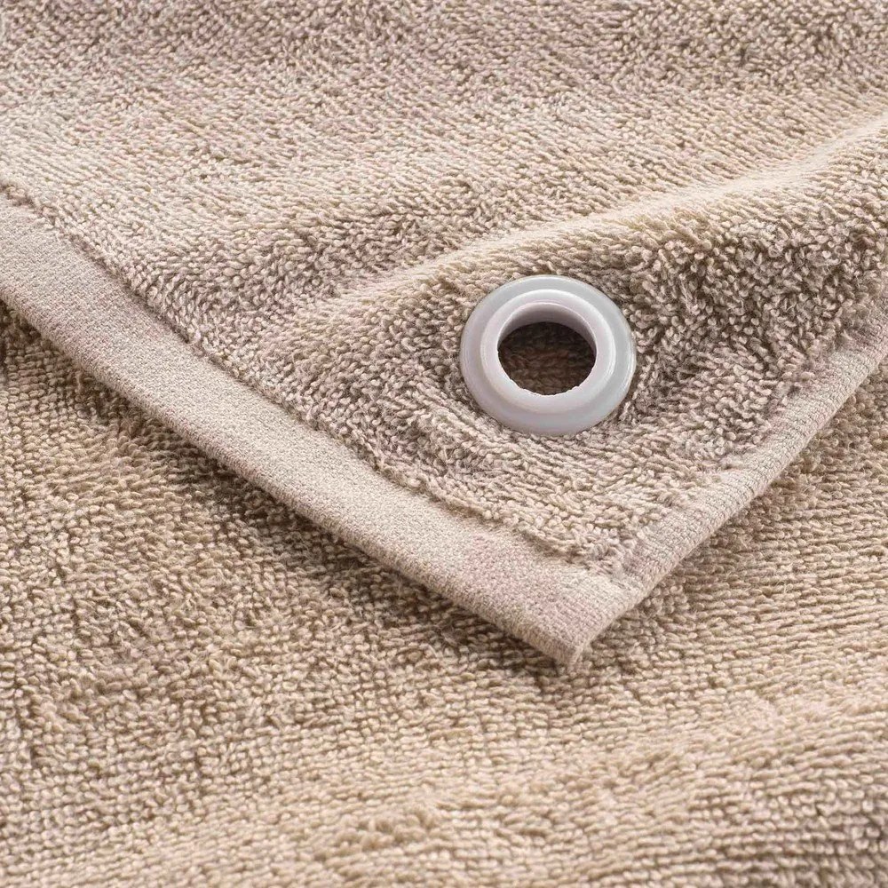 Asciugamano tipo terry beige in cotone 50x50 cm Cuistot – douceur d'intérieur