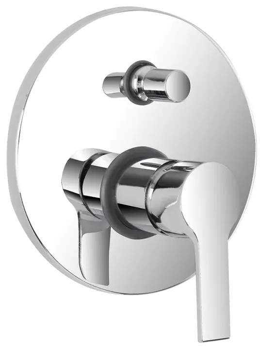 Miscelatore doccia incasso con deviatore in ottone cromato Prima