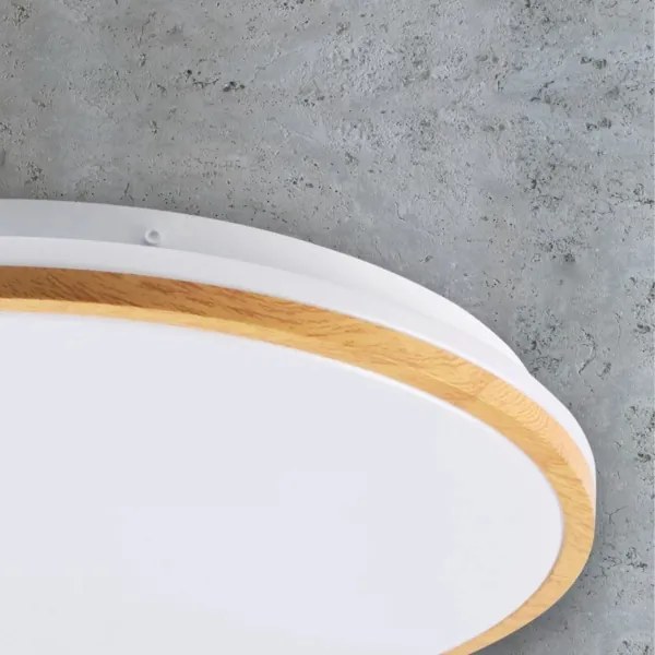 Plafoniera LED WOODY LED/15W/230V d. 28 cm