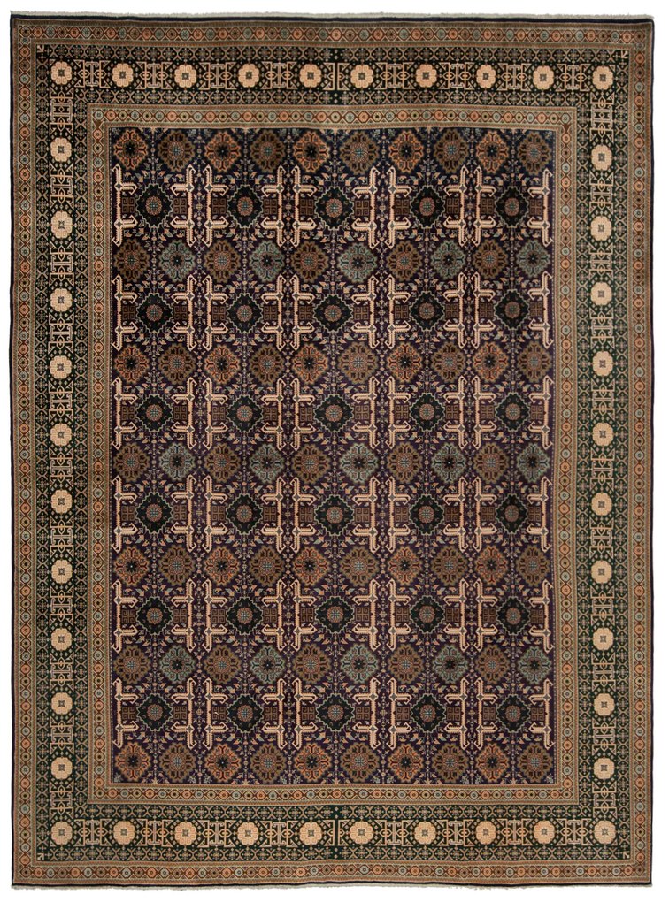 Tabriz Tappeto persiano 340x250 (Iran) Annodato A Mano