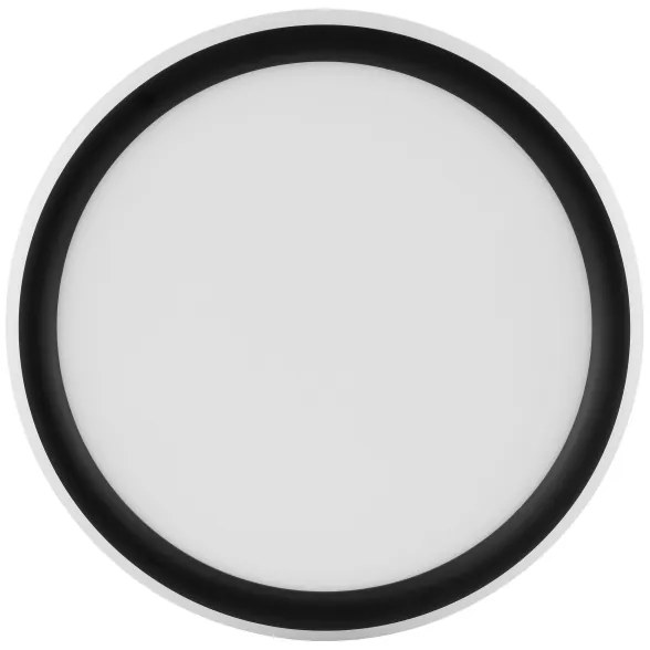 Brilliant - Plafoniera LED dimmerabile CARLOZ, 16 W, 230 V, Ø 30 cm, nero