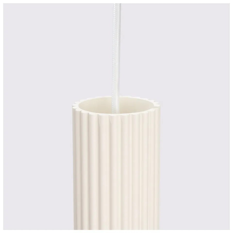 Lampadario color crema ø 19,5 cm Gleam – Sollux