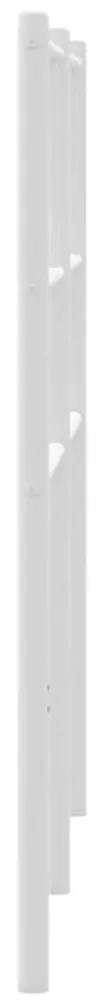 Testiera in metallo bianco 120 cm